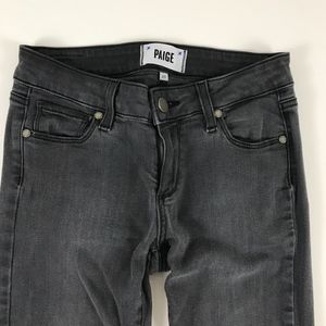 Paige Gray/Black Jeans. Size 25.